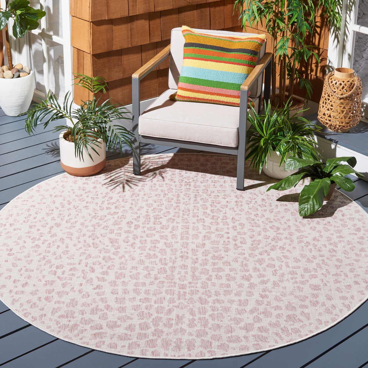 SAFAVIEH Courtyard Ruta Indoor/ Outdoor Waterproof Patio Backyard Rug