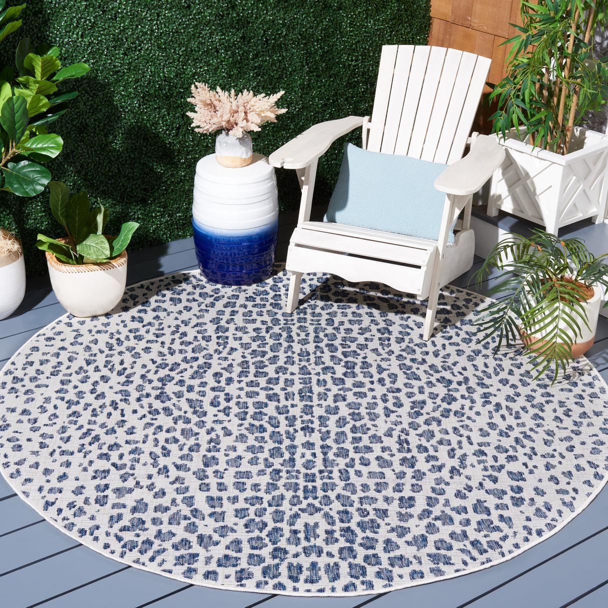 SAFAVIEH Courtyard Ruta Indoor/ Outdoor Waterproof Patio Backyard Rug