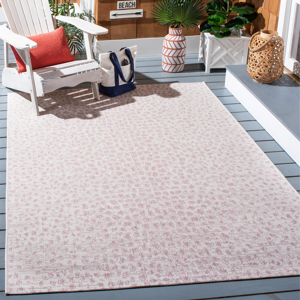 SAFAVIEH Courtyard Ruta Indoor/ Outdoor Waterproof Patio Backyard Rug