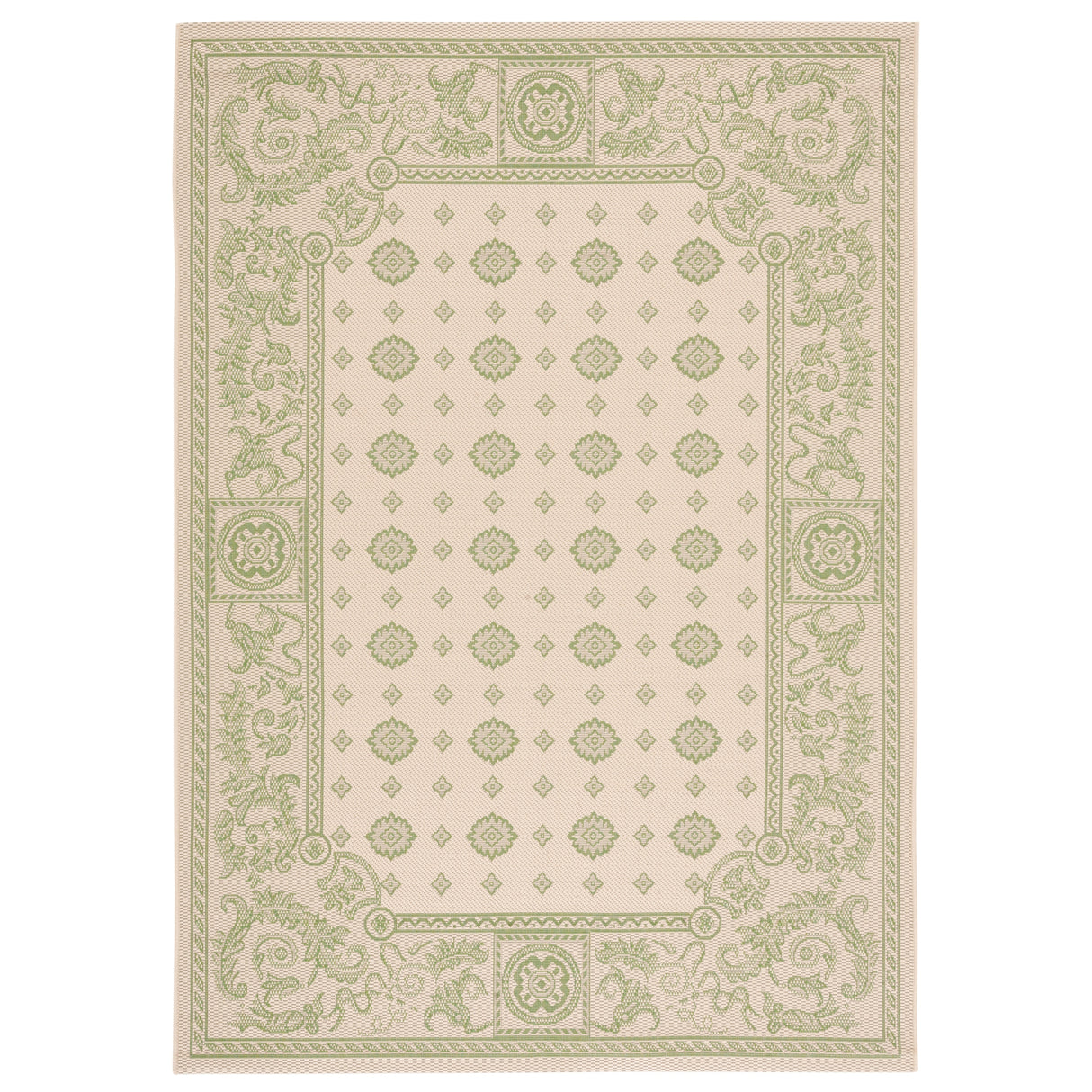 SAFAVIEH Courtyard Steve Indoor/ Outdoor Waterproof Patio Backyard Rug