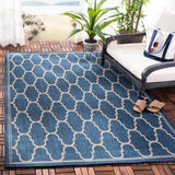 SAFAVIEH Courtyard Sufia Waterproof Trellis Backyard Patio Rug