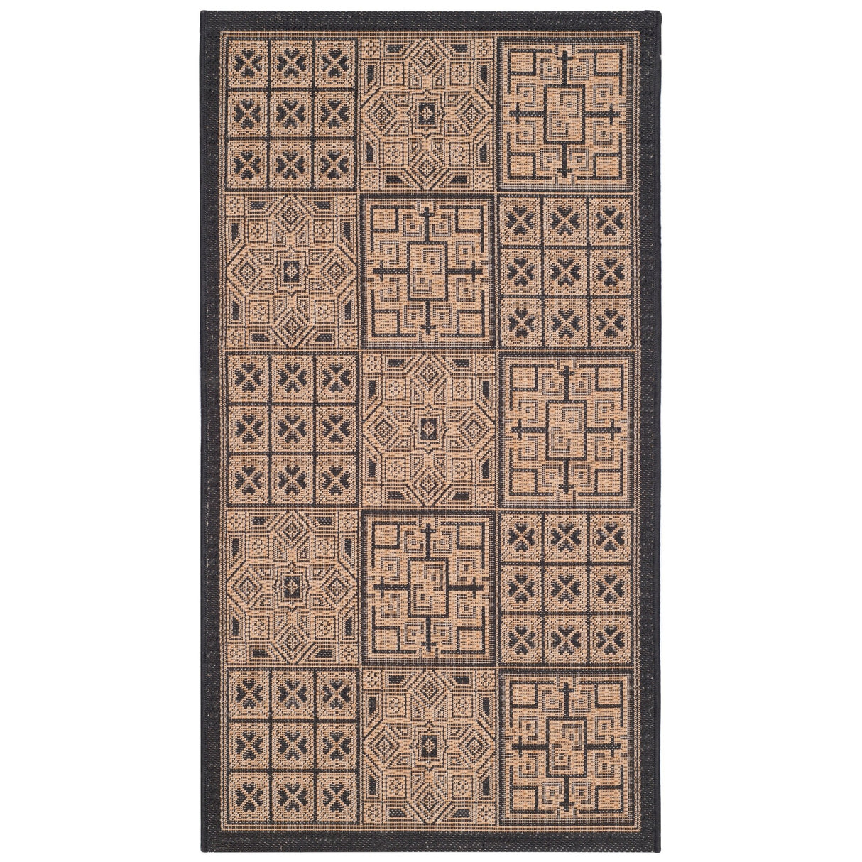 SAFAVIEH Courtyard Syeda Indoor/ Outdoor Waterproof Patio Backyard Rug