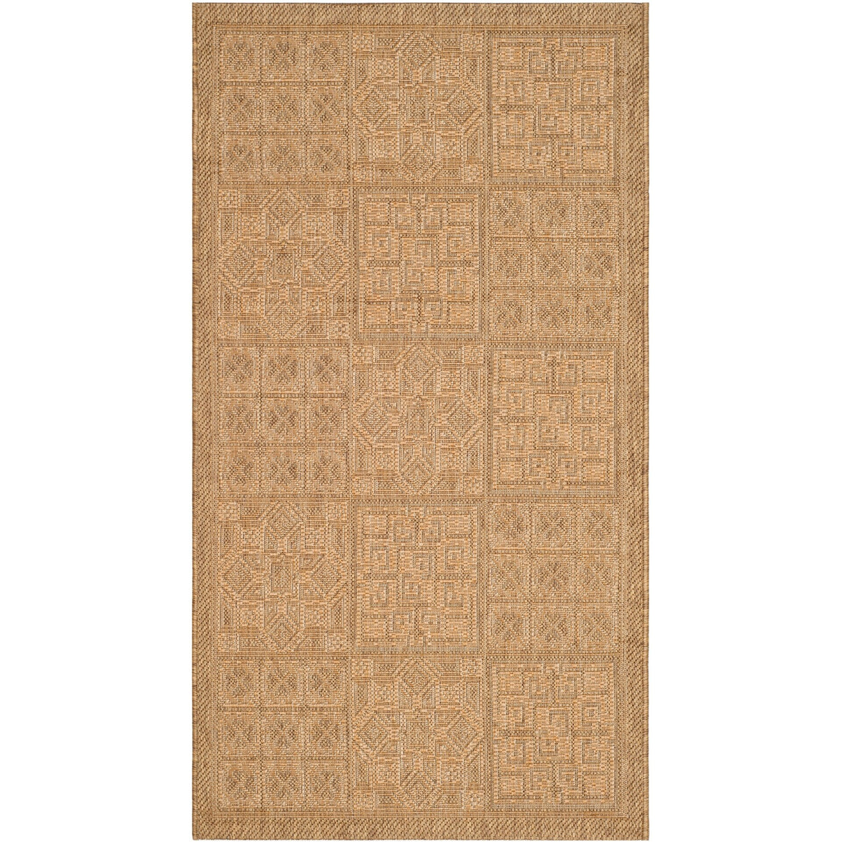 SAFAVIEH Courtyard Syeda Indoor/ Outdoor Waterproof Patio Backyard Rug