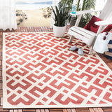 SAFAVIEH Courtyard Sytske Indoor/ Outdoor Waterproof Patio Backyard Rug