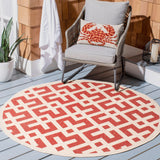 SAFAVIEH Courtyard Sytske Indoor/ Outdoor Waterproof Patio Backyard Rug