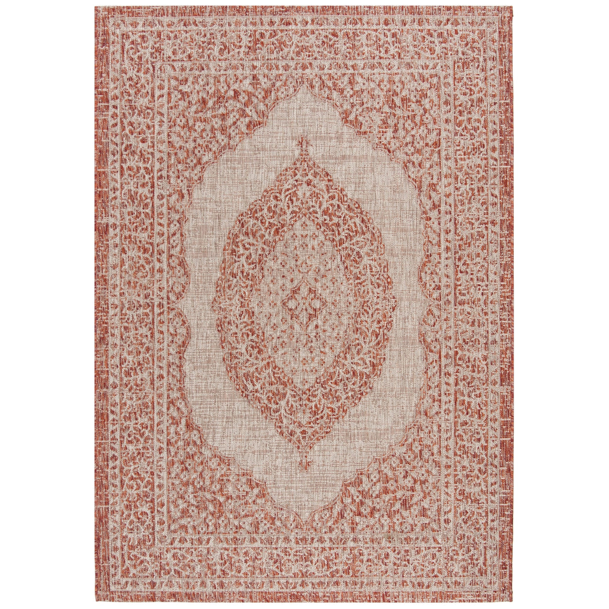 SAFAVIEH Courtyard Thoma Medallion Indoor/ Outdoor Waterproof Patio Backyard Rug