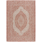 SAFAVIEH Courtyard Thoma Medallion Indoor/ Outdoor Waterproof Patio Backyard Rug