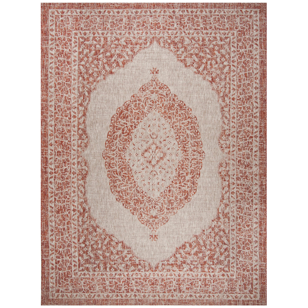 SAFAVIEH Courtyard Thoma Medallion Indoor/ Outdoor Waterproof Patio Backyard Rug