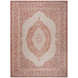 SAFAVIEH Courtyard Thoma Medallion Indoor/ Outdoor Waterproof Patio Backyard Rug