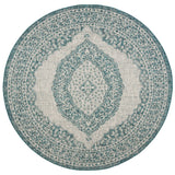 SAFAVIEH Courtyard Thoma Medallion Indoor/ Outdoor Waterproof Patio Backyard Rug