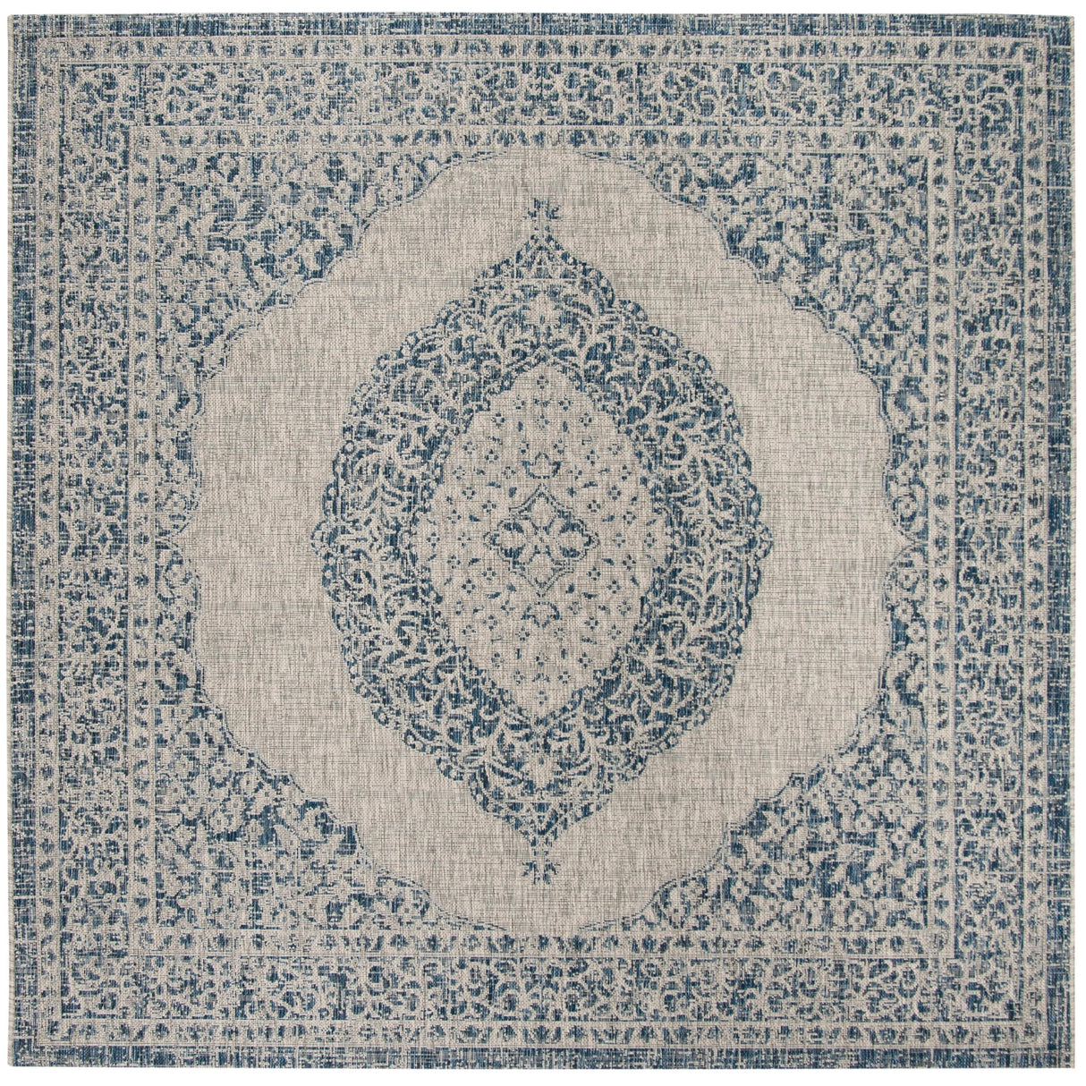 SAFAVIEH Courtyard Thoma Medallion Indoor/ Outdoor Waterproof Patio Backyard Rug