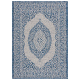 SAFAVIEH Courtyard Thoma Medallion Indoor/ Outdoor Waterproof Patio Backyard Rug