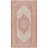 SAFAVIEH Courtyard Thoma Medallion Indoor/ Outdoor Waterproof Patio Backyard Rug