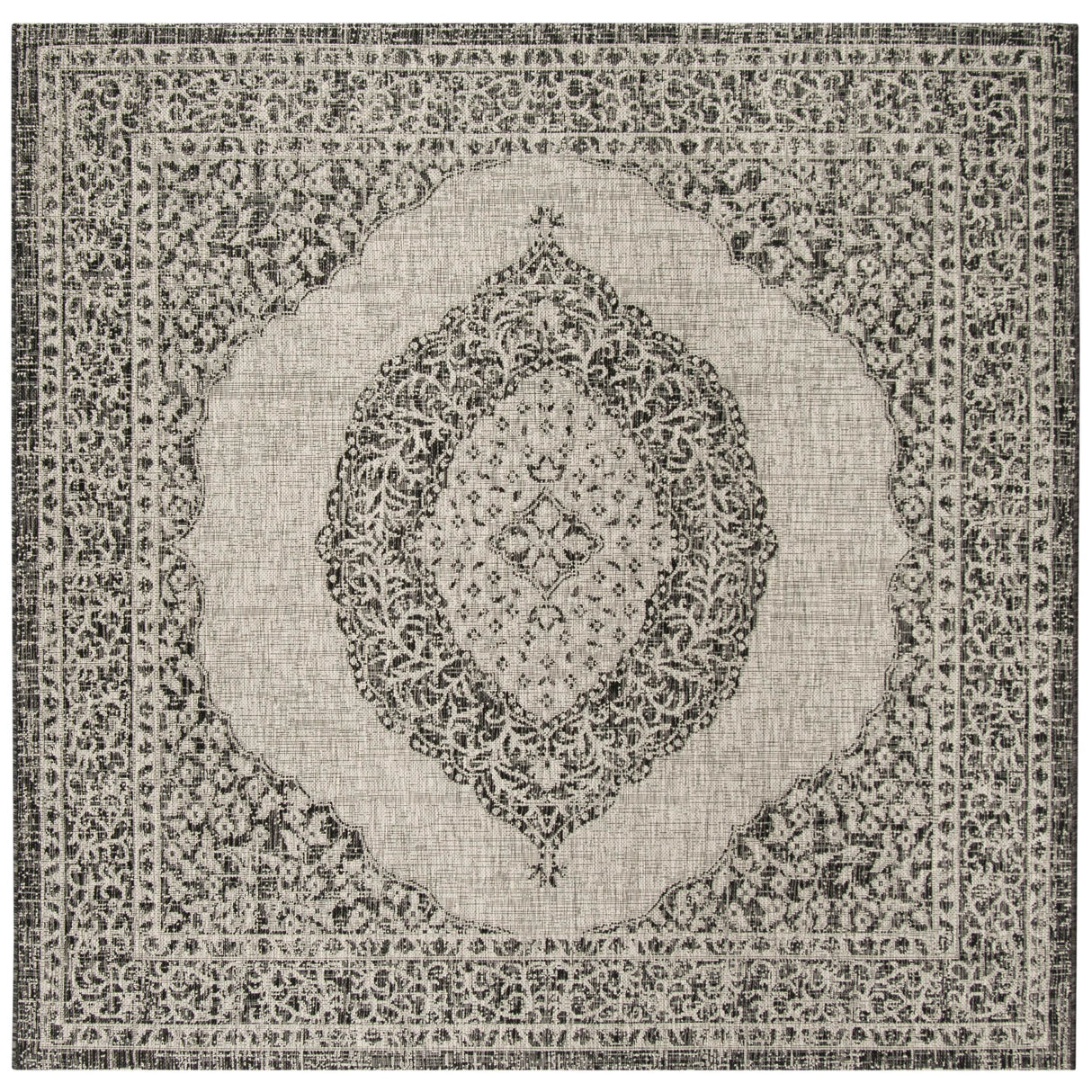 SAFAVIEH Courtyard Thoma Medallion Indoor/ Outdoor Waterproof Patio Backyard Rug