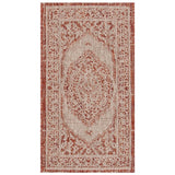 SAFAVIEH Courtyard Thoma Medallion Indoor/ Outdoor Waterproof Patio Backyard Rug