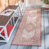 SAFAVIEH Courtyard Thoma Medallion Indoor/ Outdoor Waterproof Patio Backyard Rug