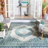 SAFAVIEH Courtyard Thoma Medallion Indoor/ Outdoor Waterproof Patio Backyard Rug