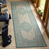 SAFAVIEH Courtyard Thoma Medallion Indoor/ Outdoor Waterproof Patio Backyard Rug