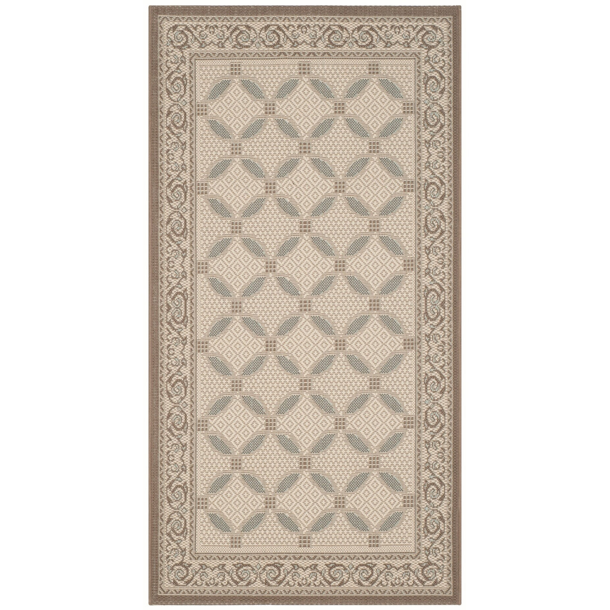 SAFAVIEH Courtyard Zennur Indoor/ Outdoor Waterproof Patio Backyard Rug