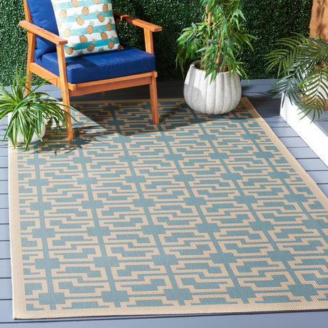 SAFAVIEH Courtyard Zohre Indoor/ Outdoor Waterproof Patio Backyard Rug