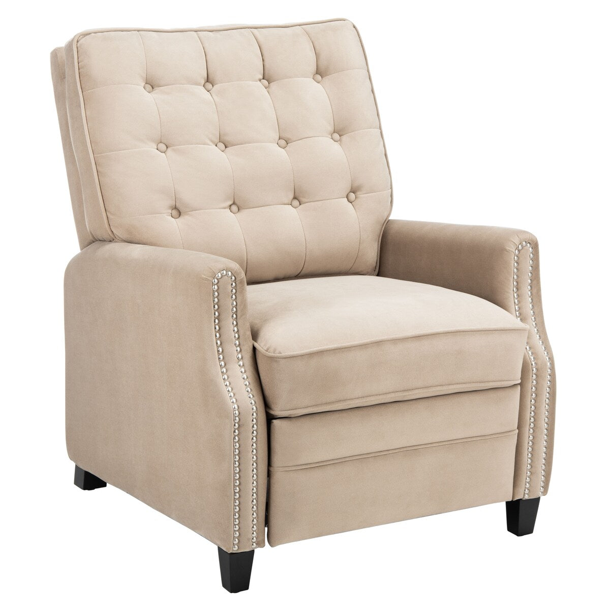 SAFAVIEH Couture Adriene Tufted Recliner - 31" W x 36.5" L x 40" H