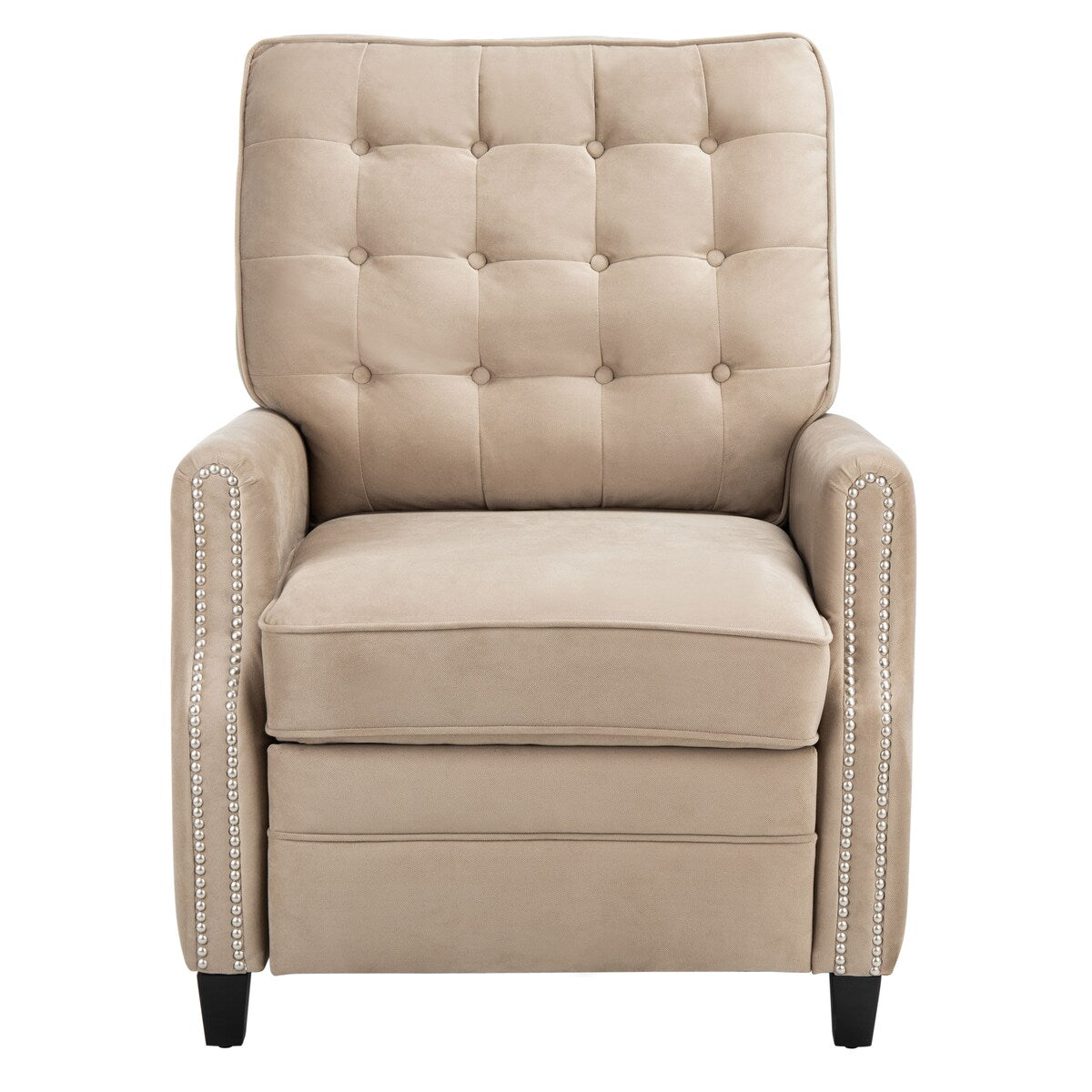 SAFAVIEH Couture Adriene Tufted Recliner - 31" W x 36.5" L x 40" H