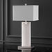 SAFAVIEH Couture Aleksa Alabaster Table Lamp - 15 In W x 10 In D x 30 In H - 15Wx10Dx30H