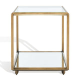 SAFAVIEH Couture Almut Mirrored Accent Table - 18 In W x 18 In D x 20 In H - 18Wx18Dx20H