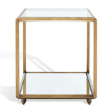 SAFAVIEH Couture Almut Mirrored Accent Table - 18 In W x 18 In D x 20 In H - 18Wx18Dx20H