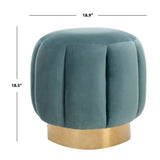 SAFAVIEH Couture Altje Channel Tufted Ottoman