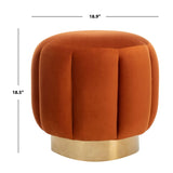 SAFAVIEH Couture Altje Channel Tufted Ottoman