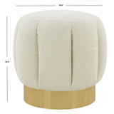 SAFAVIEH Couture Altje Channel Tufted Ottoman