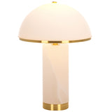 SAFAVIEH Couture Alwilda 19" Alabaster Table Lamp - 12" W x 12" D x 19" H - 12Wx12Dx19H