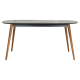 SAFAVIEH Couture Amzie Mid-Century Dining Table - 40" W x 16" L x 32.8" H - 64Wx36Dx30H