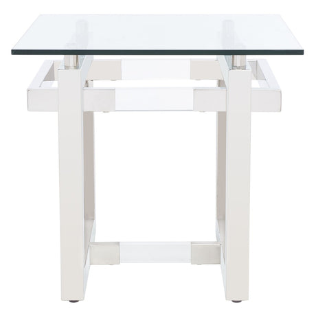 SAFAVIEH Couture Anatoliya Acrylic Accent Table - 24 In W x 24 In D x 22 In H - 24Wx24Dx22H