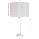 SAFAVIEH Couture Angele 28" Crystal Table Lamp - 15" W x 15" D x 28" H - 15Wx15Dx28H