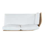 SAFAVIEH Couture Anguilla Wicker Chaise Sofa - 100Wx66Dx26H