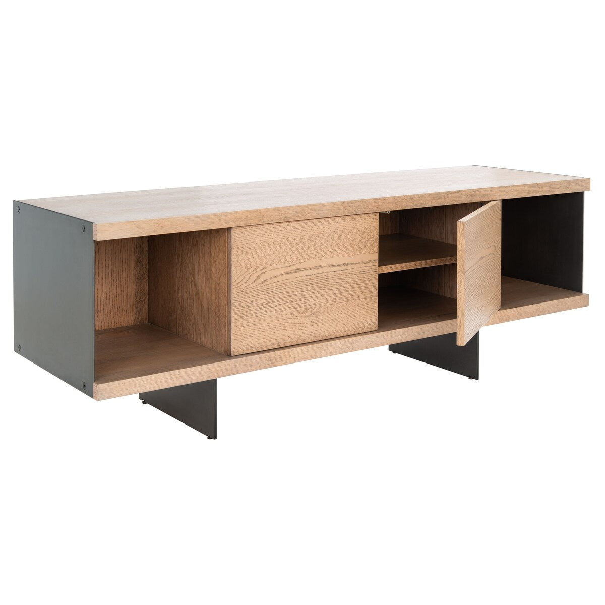 SAFAVIEH Couture Anjan 60" TV Stand - 60" W x 19.6" L x 22.5" H - 60Wx20Dx23H