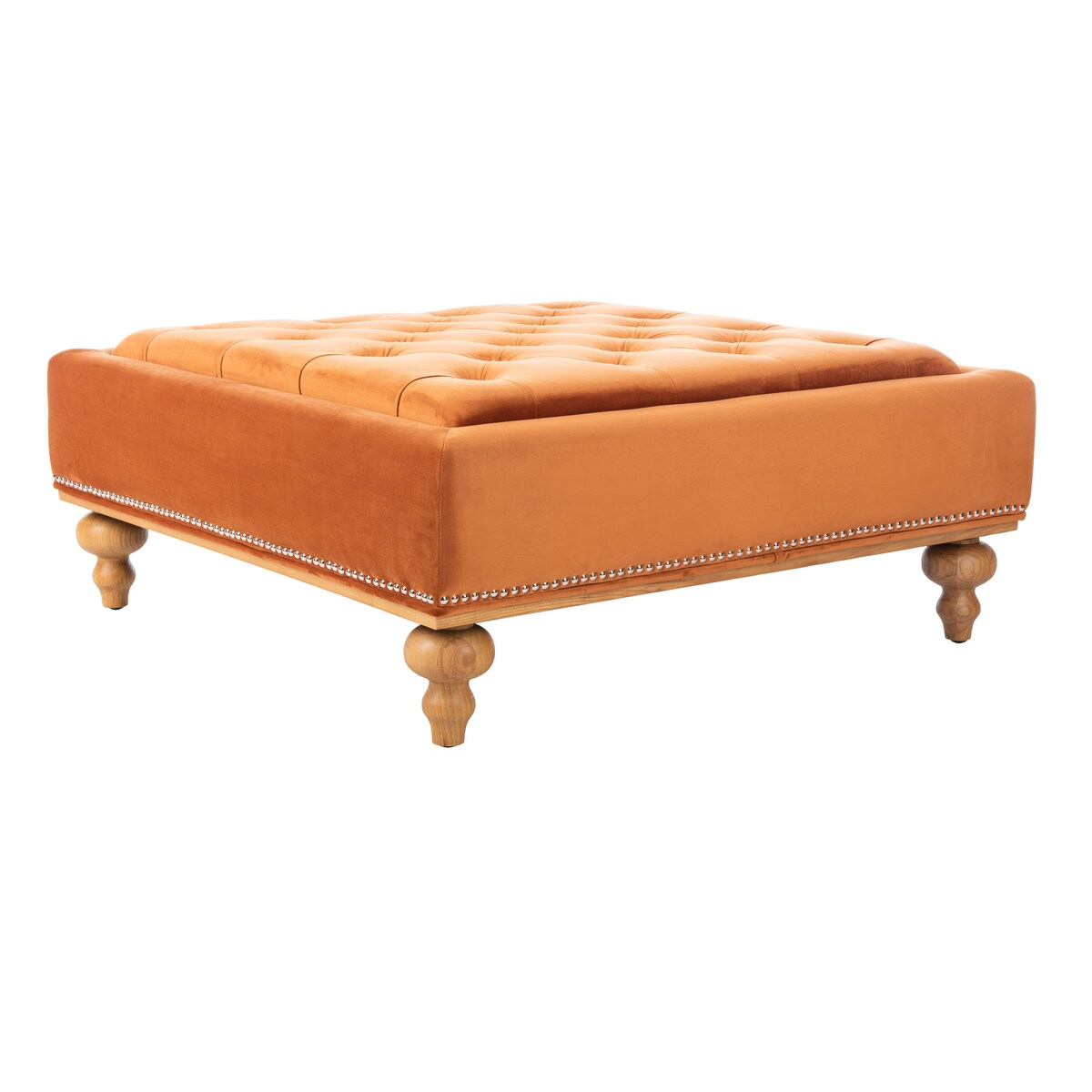 SAFAVIEH Couture Arjola Tufted Ottoman