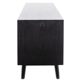 SAFAVIEH Couture Astghik Mid-Century 58-inch Storage TV Media Stand - 58 In W x 18 In D x 27 In H - 58Wx18Dx27H