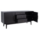 SAFAVIEH Couture Avantika Mid-Century 58-inch Storage TV Media Stand - 58" W x 18" L x 27" H - 58Wx18Dx27H