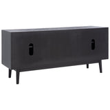 SAFAVIEH Couture Avantika Mid-Century 58-inch Storage TV Media Stand - 58" W x 18" L x 27" H - 58Wx18Dx27H