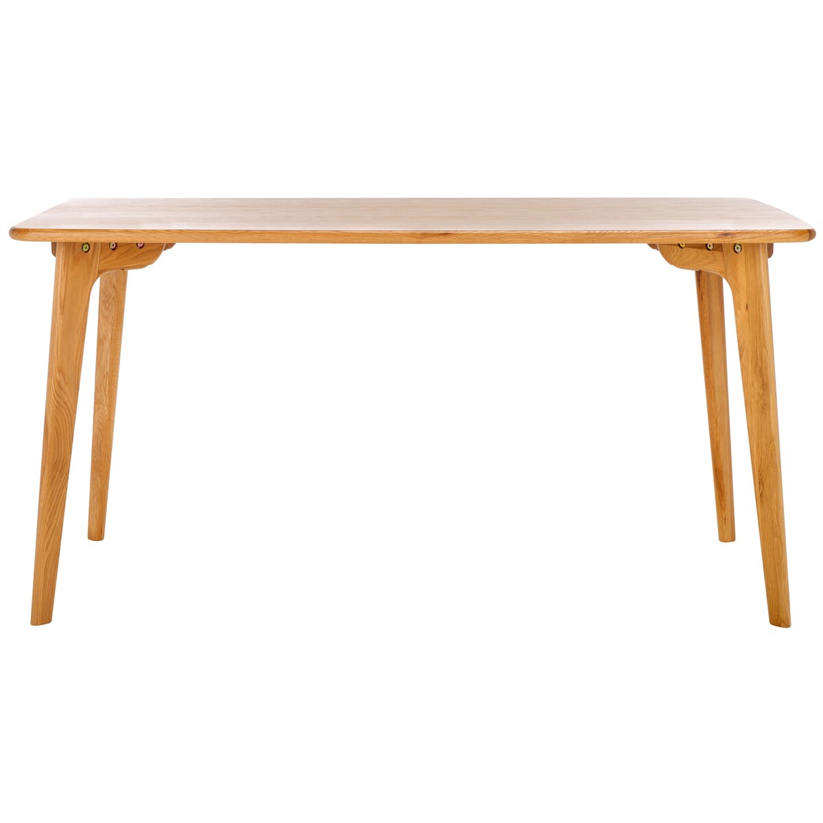 SAFAVIEH Couture Aviana Natural Wood Dining Table - 60" W x 32" D x 30" H - 60Wx32Dx30H