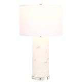 SAFAVIEH Couture Bahrije Round Alabaster Table Lamp - 15 In W x 15 In D x 27 In H - 15Wx15Dx27H