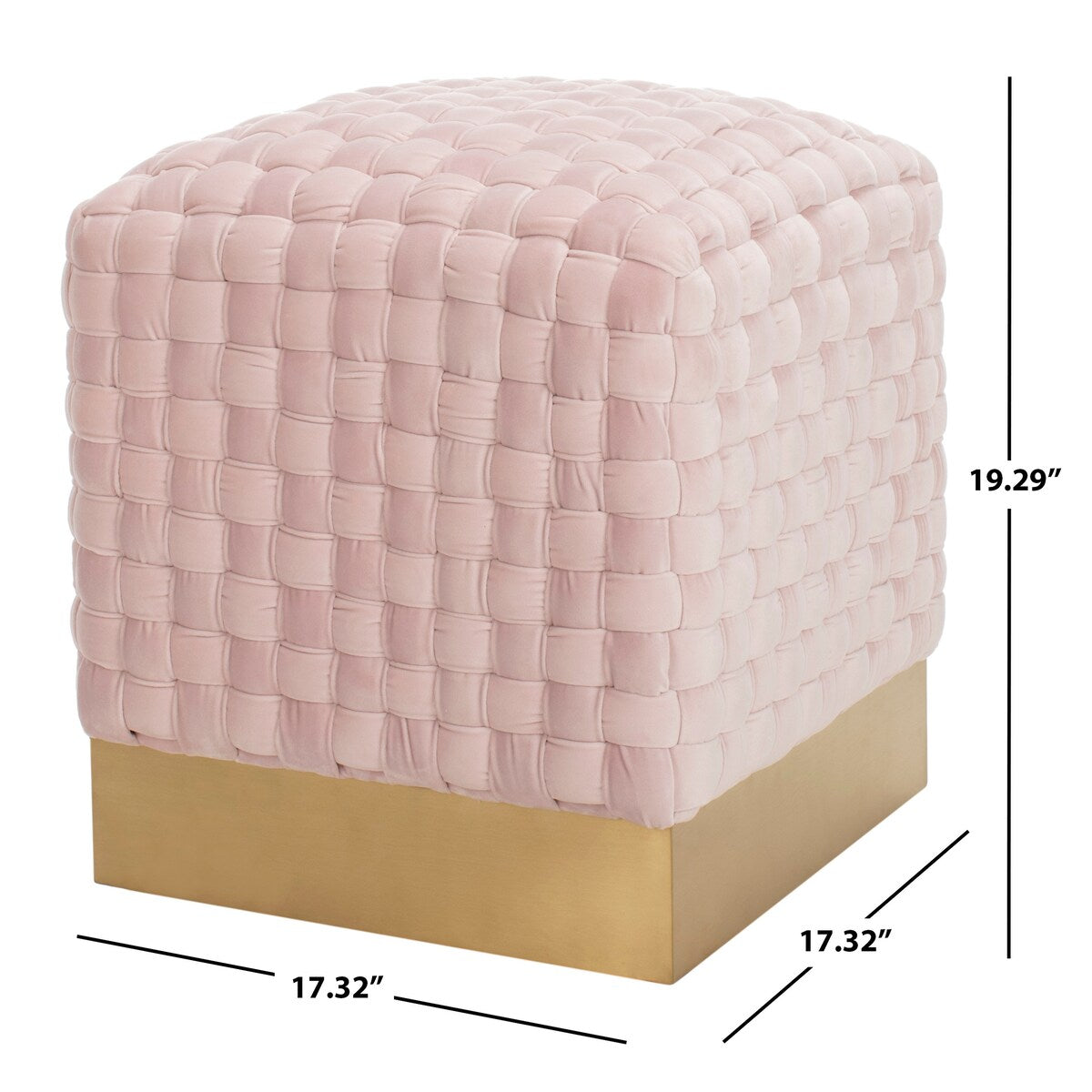 SAFAVIEH Couture Beatricea Woven Ottoman