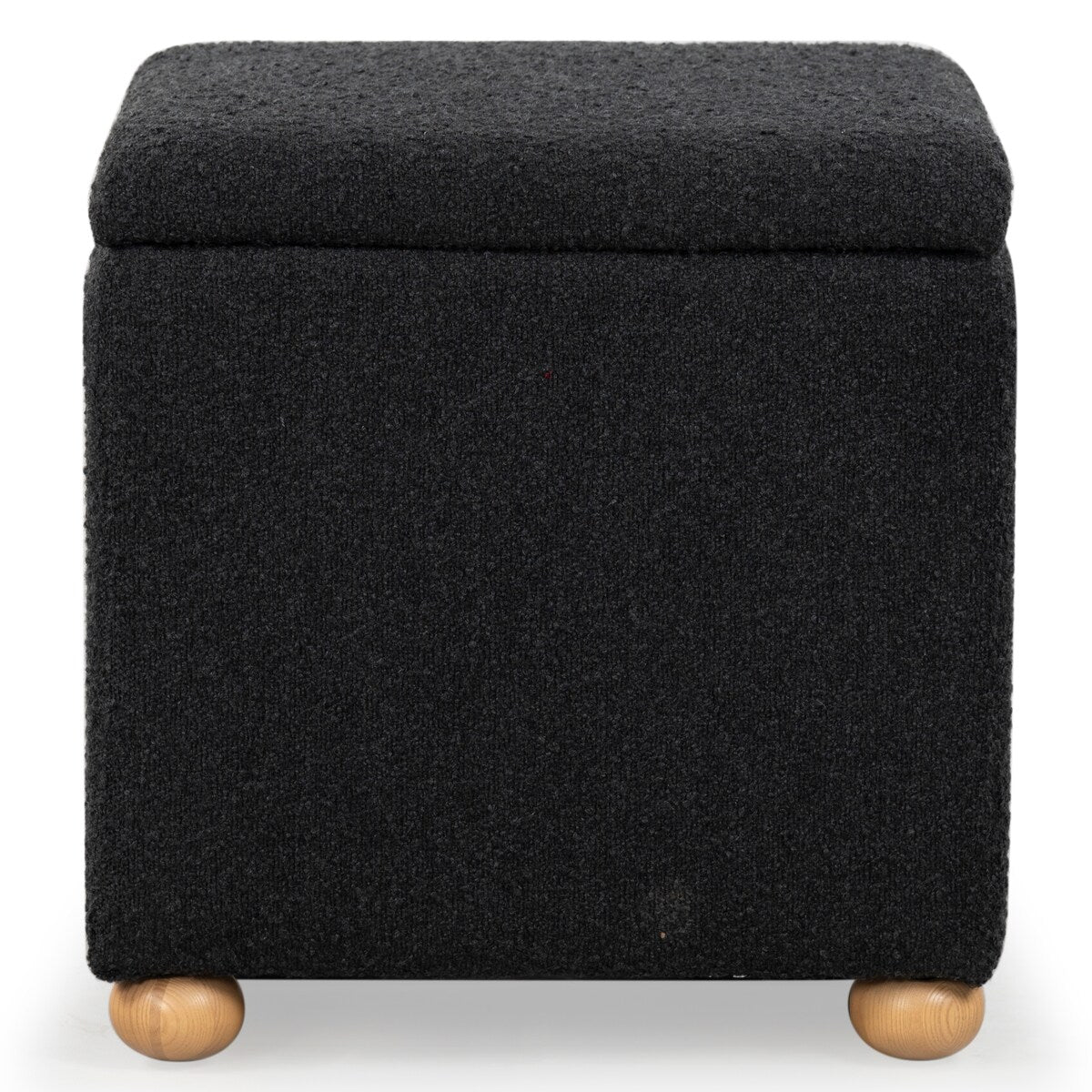 SAFAVIEH Couture Becka Square Boucle Storage Ottoma