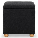 SAFAVIEH Couture Becka Square Boucle Storage Ottoma