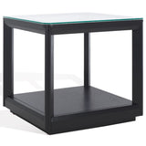 SAFAVIEH Couture Benecarlo Glass Top Accent Table - 22Wx22Dx21H