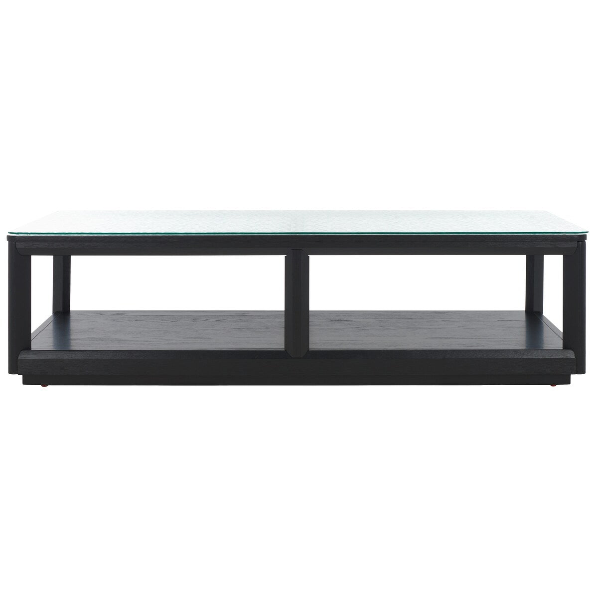 SAFAVIEH Couture Benecarlo Glass Top Coff Table - 55Wx28Dx15H