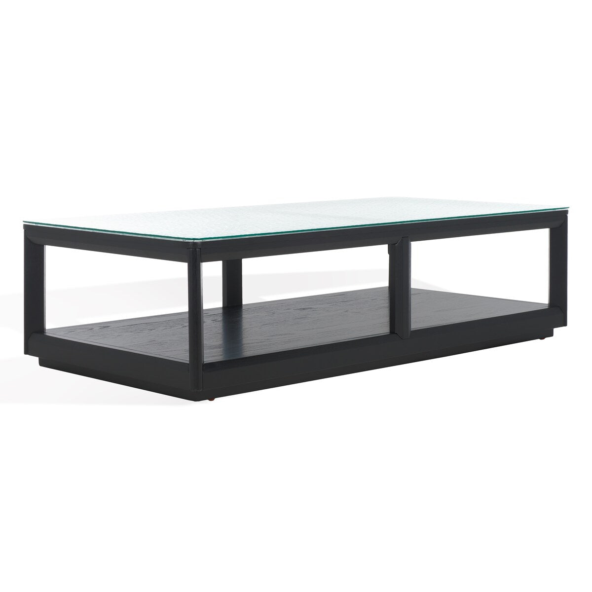 SAFAVIEH Couture Benecarlo Glass Top Coff Table - 55Wx28Dx15H